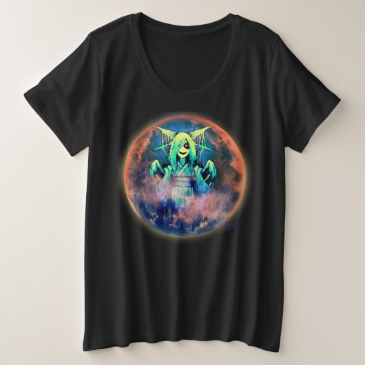 Ghost Große Größe T-Shirt (Design vorne)