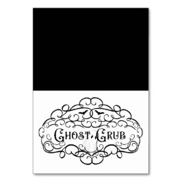 Ghost Grub Vintag Elegant Halloween Esszelt Tischnummer