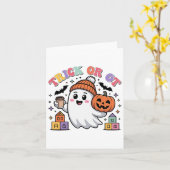 Ghost Hall für Trick oder Ot Spooky-Arbeitstherapi Karte (Gelbe Blume)