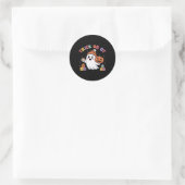 Ghost Hall für Trick oder Ot Spooky-Arbeitstherapi Runder Aufkleber (Tasche)