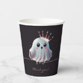 Ghost Halloween Baby Dusche Little Boo Pappbecher (Vorderseite)