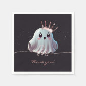 Ghost Halloween Baby Dusche Little Boo Serviette (Vorderseite)