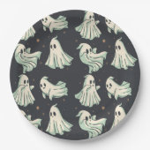 Ghost Halloween Baby Dusche Pappteller (Vorderseite)