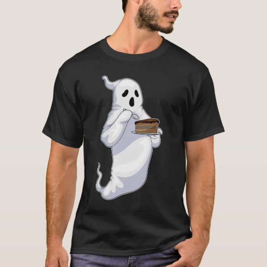Ghost Halloween Cake T-Shirt (Vorderseite)