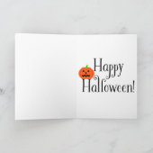 Ghost Halloween Card Dankeskarte (Innenseite)