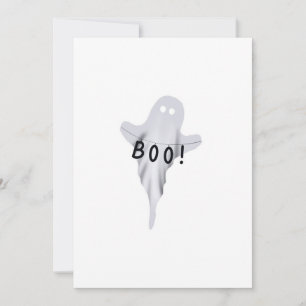 Ghost Halloween Card Feiertagskarte