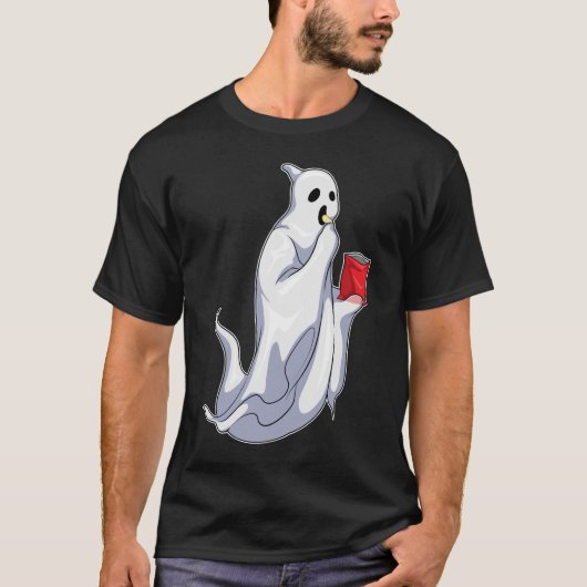 Ghost Halloween Chips T-Shirt (Vorderseite)