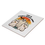 Ghost Halloween Costume Funny Boo Fliese (Seite)