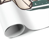 Ghost Halloween Costume Funny Boo Geschenkpapier (Rolleneckpunkt)