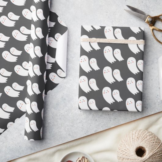 Ghost Halloween Dark Spooky Geschenkpapier