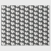 Ghost Halloween Dark Spooky Geschenkpapier (Flach)