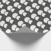 Ghost Halloween Dark Spooky Geschenkpapier (Ecke)