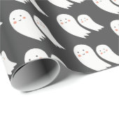 Ghost Halloween Dark Spooky Geschenkpapier (Rolleneckpunkt)