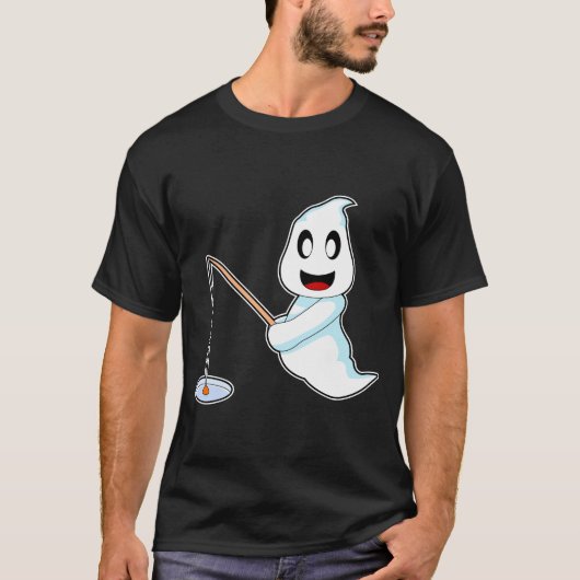 Ghost Halloween Fisher T-Shirt (Vorderseite)