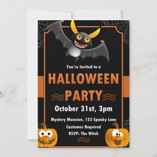 Ghost Halloween Geburtstag Einladendes Spooktakulä Einladung (Vorderseite)