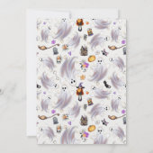 Ghost Halloween Geburtstag Einladendes Spooktakulä Einladung (Rückseite)