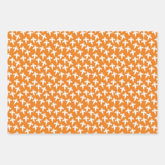 Ghost Halloween Geschenkpapier Set (Vorderseite 2)