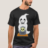 Ghost Halloween Grave T-Shirt (Vorderseite)