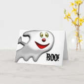 Ghost, Halloween-Grußkarte Karte (Gelbe Blume)