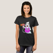 Ghost Halloween Hairdresser T-Shirt (Vorne ganz)
