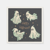 Ghost Halloween Happy Halloween Serviette (Vorderseite)