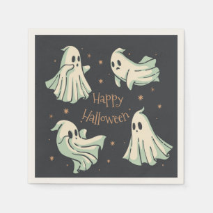 Ghost Halloween Happy Halloween Serviette