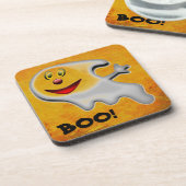 Ghost Halloween Hard Plastic Untersetzer (Linke Seite)