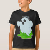 Ghost Halloween Hat T-Shirt (Vorderseite)