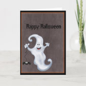 Ghost Halloween Karte (Vorderseite)