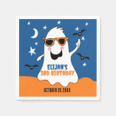 Ghost Halloween Kindergeburtstag Niedlich Serviette (Vorderseite)