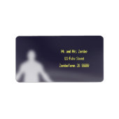 Ghost - Halloween Labels Adressaufkleber (Vorne)