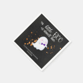 Ghost Halloween Little Boo Boy Baby Dusche Serviette (Ecke)