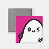Ghost - Halloween Magnet (Vorderseite/Rückseite)
