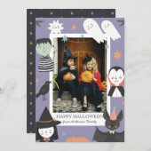 Ghost Halloween Mein erstes Baby Feiertagskarte (Vorne/Hinten)