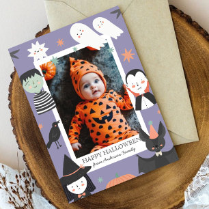 Ghost Halloween Mein erstes Boo Baby Feiertagskarte