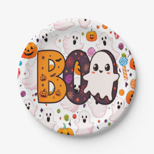 Ghost Halloween Niedlich zu Spooky Sweet Pappteller