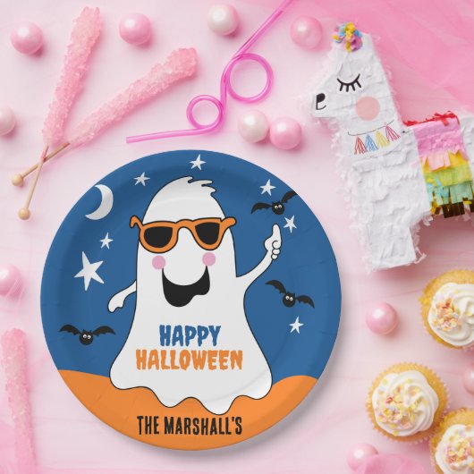 Ghost Halloween Niedliche Kinder Pappteller (Party)