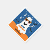 Ghost Halloween Niedliche Kinder Serviette (Ecke)