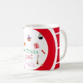 Ghost Halloween No Tricks Nur Leckereien Kürbis Kaffeetasse (VorderseiteRechts)