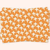 Ghost Halloween Orange Seidenpapier