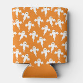 Ghost Halloween Orange und White Dosenkühler (Rückseite)