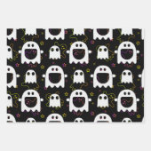 Ghost Halloween Packpapier Geschenkpapier Set (Vorderseite 2)