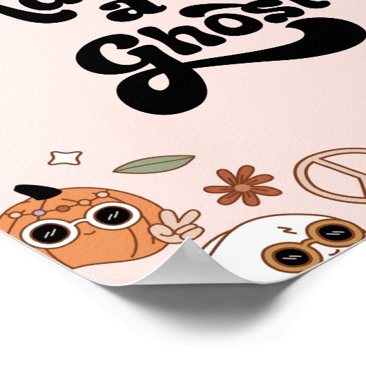Ghost Halloween Party adoptiert Poster (Ecke)