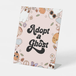 Ghost Halloween Party adoptiert Sockelschild
