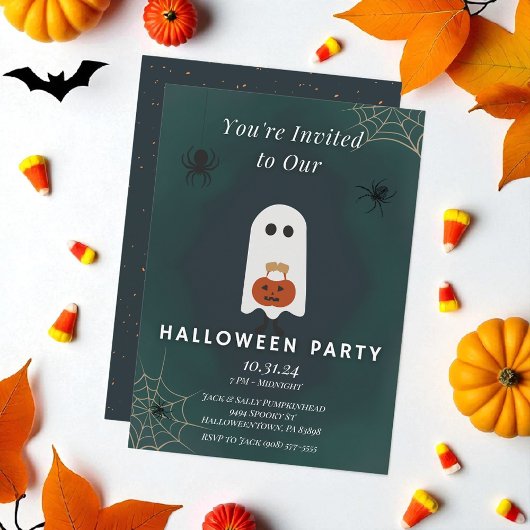 Ghost Halloween-Party Einladung