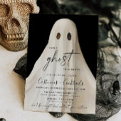 Ghost Halloween-Party Einladung Funny Cocktails