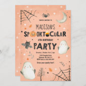 Ghost Halloween Party Spooktacular Party Einladung (Vorne/Hinten)