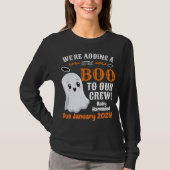 Ghost Halloween Pregnancy Ankündigung Long Sleeve T-Shirt (Vorderseite)