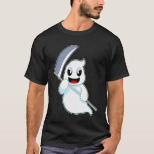 Ghost Halloween Sensenmann T-Shirt