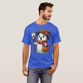 Ghost Halloween Shirt Niedlich Ghost Trick oder Tr (Vorne ganz)